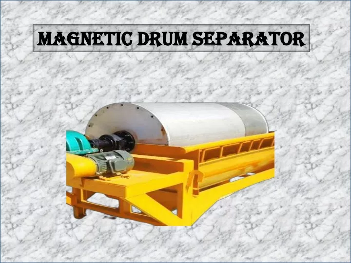 magnetic drum separator