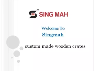 custom made wooden crates
