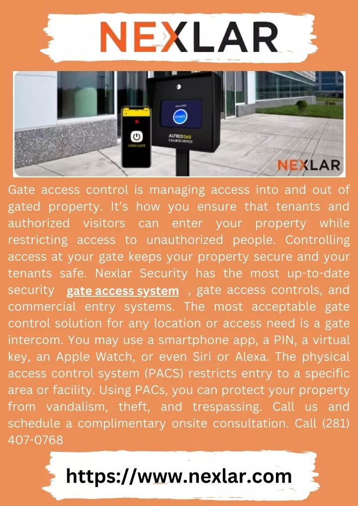 gate access control is managing access into