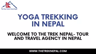 Yoga Trekking In Nepal