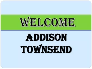 welcome