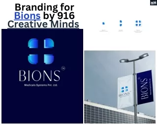Branding for Bions | 916 Creative Minds