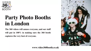 Party Photo Booths in London