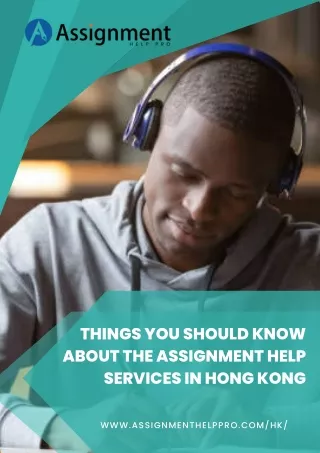 things you should know about the assignment help