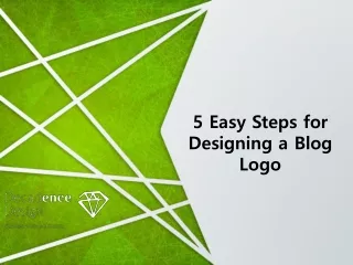 5 Easy Steps for Designing a Blog Logo