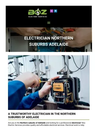 Electrician Northern Suburbs Adelaide