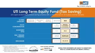 UTI Long Term Equity Fund (Tax Saving) | Invest in ELSS | UTI Mutual Fund