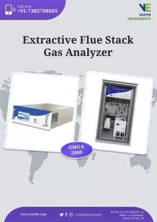 Extractive Flue Stack gas Analyzer