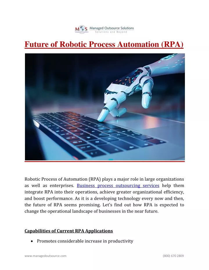 PPT - Future Of Robotic Process Automation PowerPoint Presentation ...