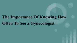 Gynecologist In San Jose