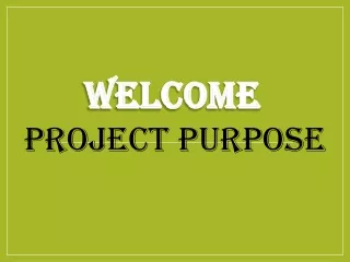 welcome