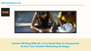 Content Writing With AI Is It a Good Idea to Incorporate AI Into Your Content Marketing Strategy