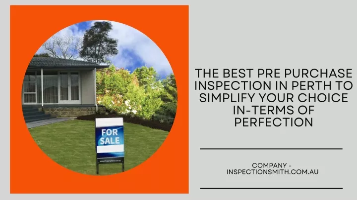 the best pre purchase inspection in perth