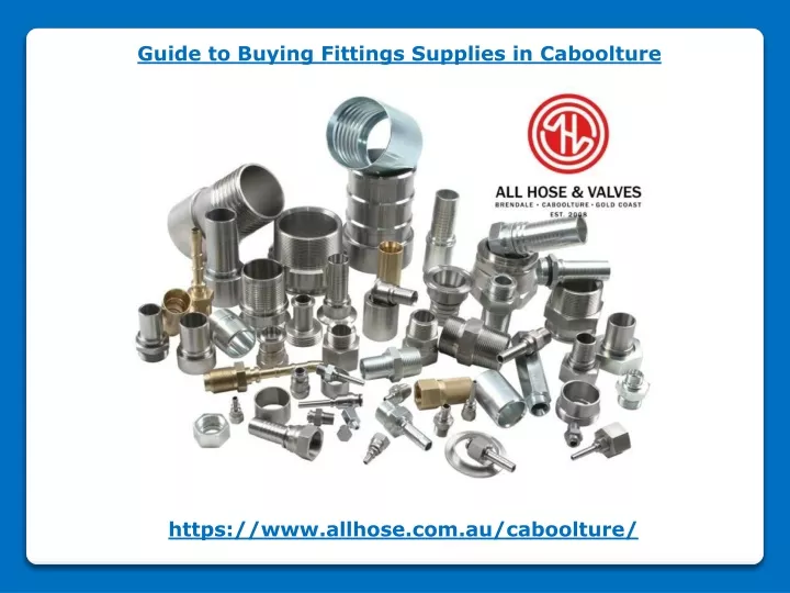 guide to buying fittings supplies in caboolture