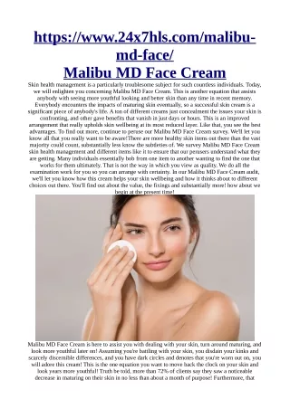 https://www.24x7hls.com/malibu-md-face/