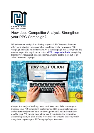 PPC Company in India | Devex Hub