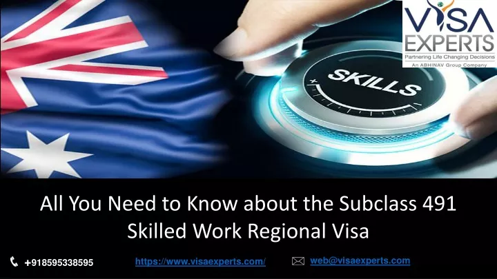 PPT - All You Need To Know About The Subclass 491 Skilled Work Regional ...