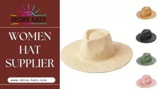 Women Hat Supplier in the USA - Shine Hats