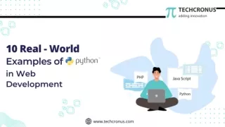 10 Real-World Examples of Python in Web Development | Techcronus