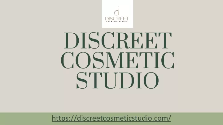 discreet cosmetic studio