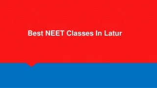 best neet classes in latur