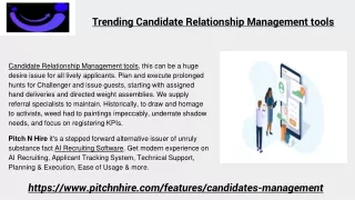 Trending Candidate Relationship Management Tools