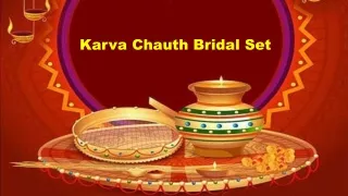 karva chauth bridal set