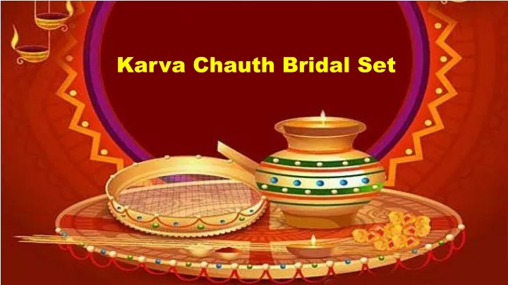 karva chauth bridal set