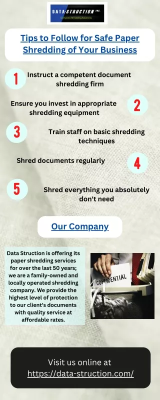 Tips to Follow for Safe Paper Shredding of Your Business