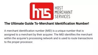 the ultimate guide to merchant identification