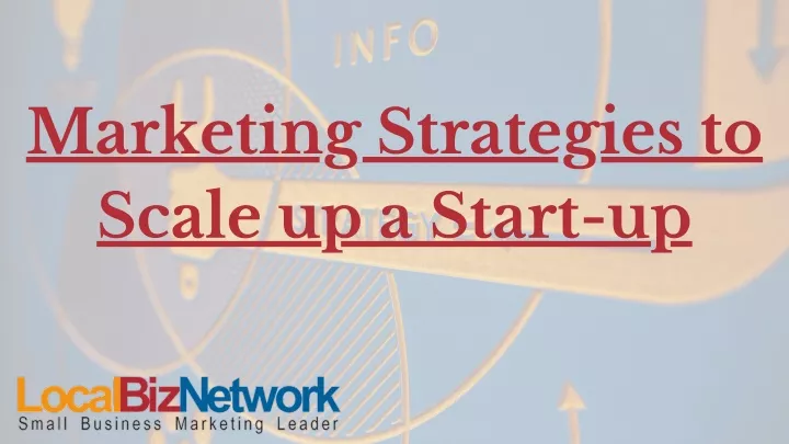 marketing strategies to scale up a start up
