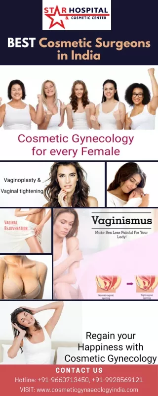Best cosmetic surgeons in India