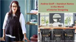 Andrea Graff – Standout Names in the World of Interior Designing