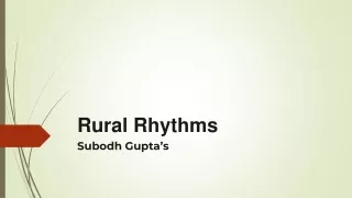 rural rhythms