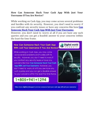 How Can Someone Hack Your Cash App With Just Your Username If You Are Novice?