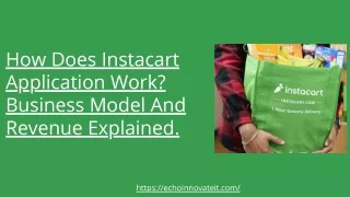 how does instacart application work business