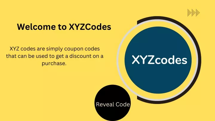 welcome to xyzcodes