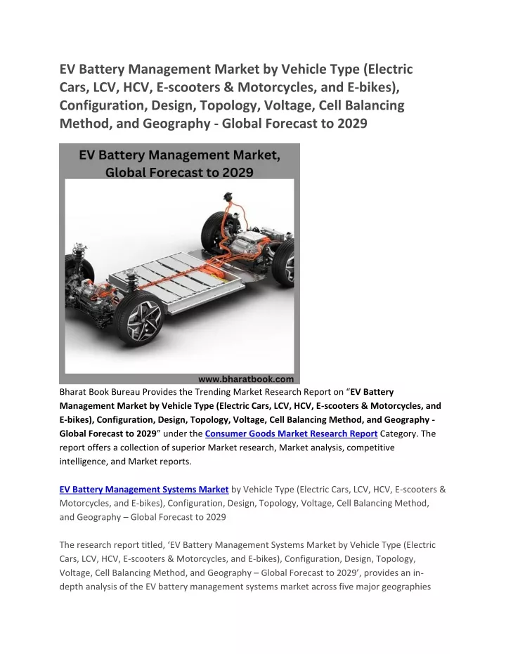 ev battery management market by vehicle type