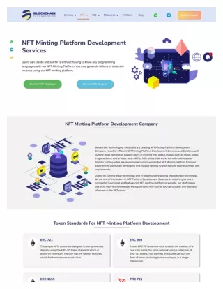 Develop Your Own NFT Minting Platform with Blockchaintechs