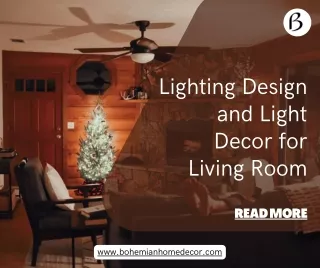 Lighting Design and Light Decor for Living Room