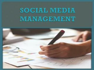 social media management