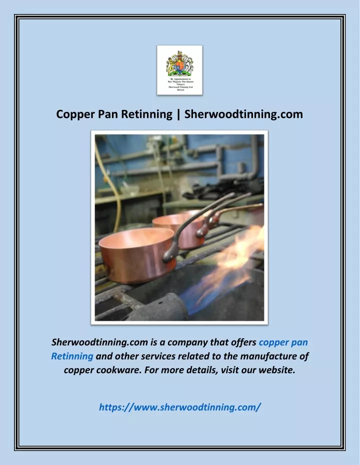 copper pan retinning sherwoodtinning com