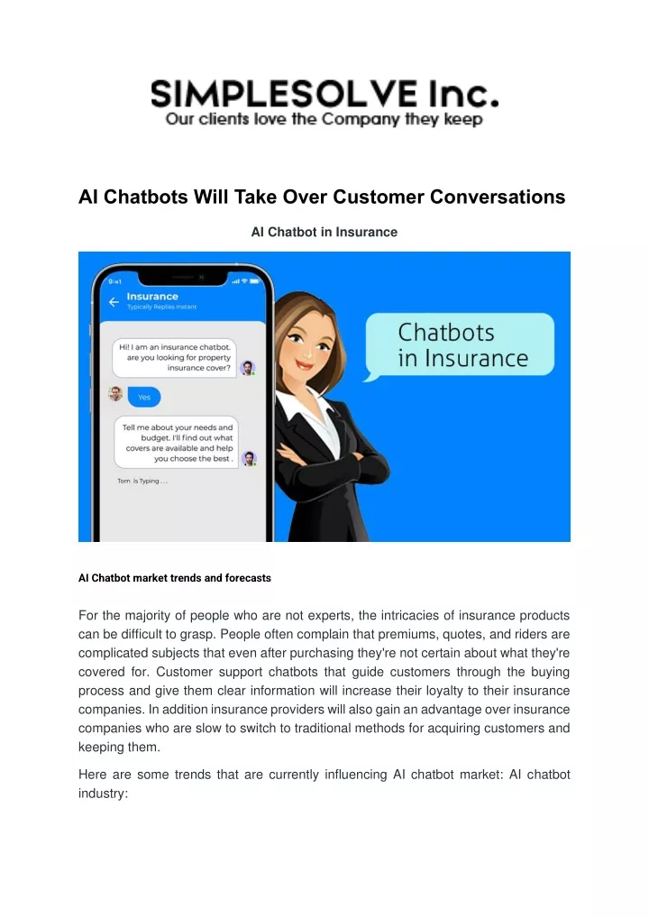 ai chatbots will take over customer conversations