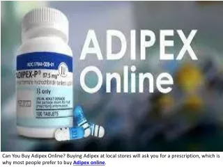 Adipex Online