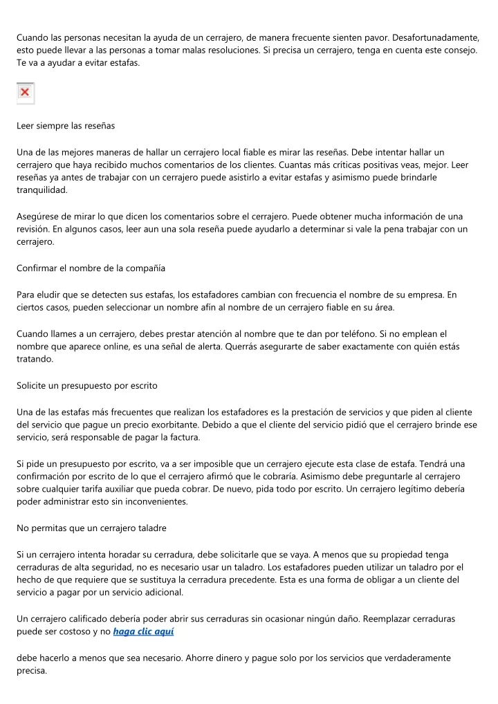 PPT - Los mejores consejos para evitar las estafas de cerrajería ...