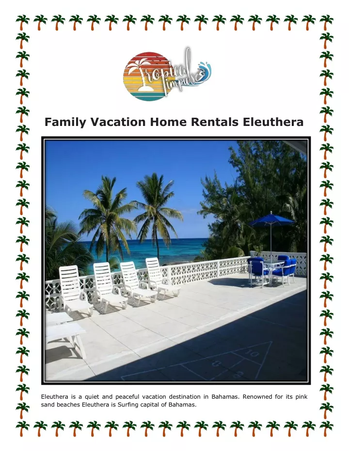 family vacation home rentals eleuthera