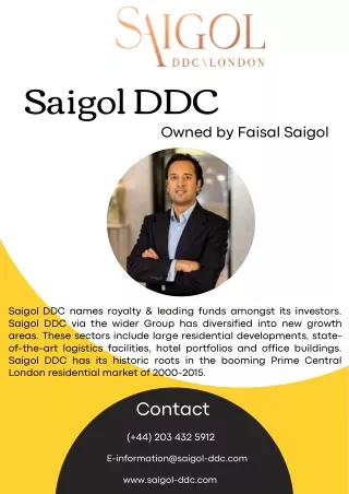Saigol DDC | The Royal Choice