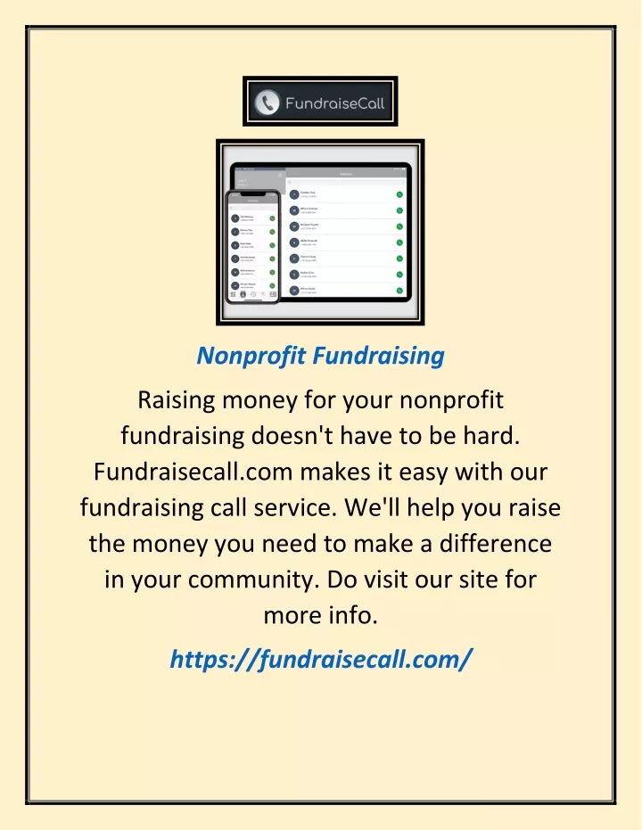 nonprofit fundraising