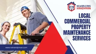 Local Commercial Property Maintenance Services - New Orleans Handyman