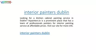 interior painters dublin Vspainters.ie